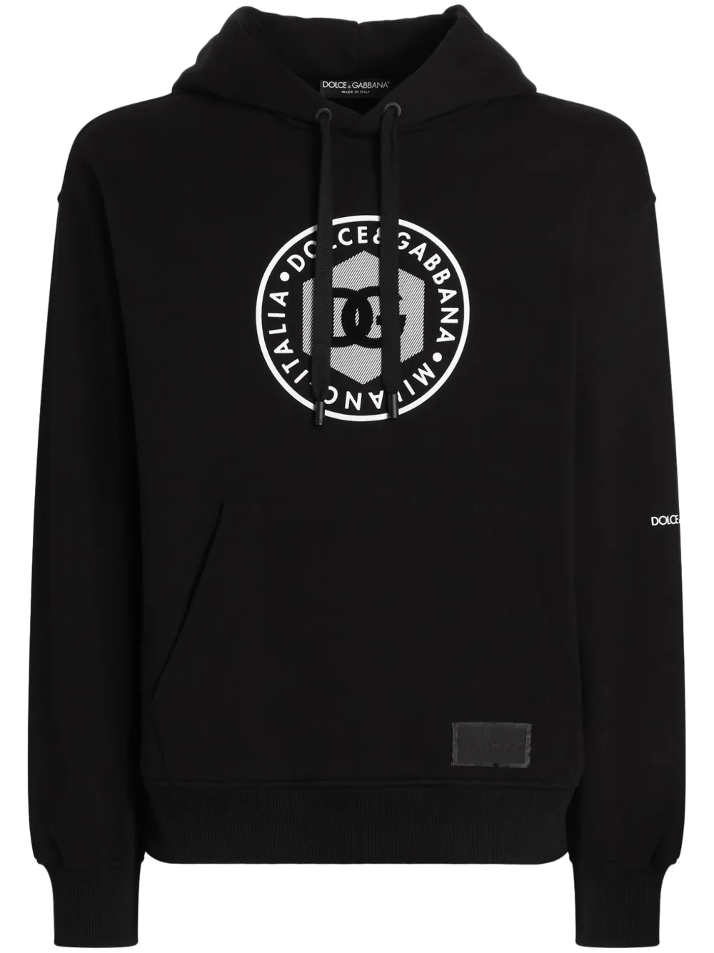 Picture of Dolce & Gabbana logo-print hoodie